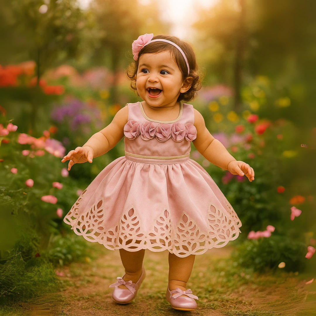 Onion Baby Girls Frock