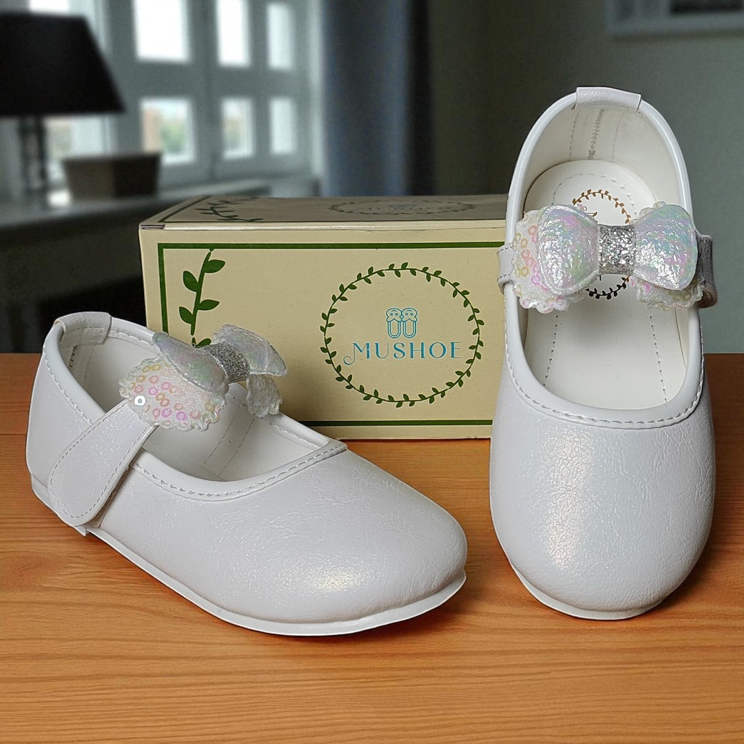 White Bow Belly for Girls