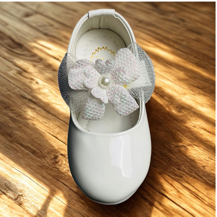 White Pearl Flower Bellies for Girls