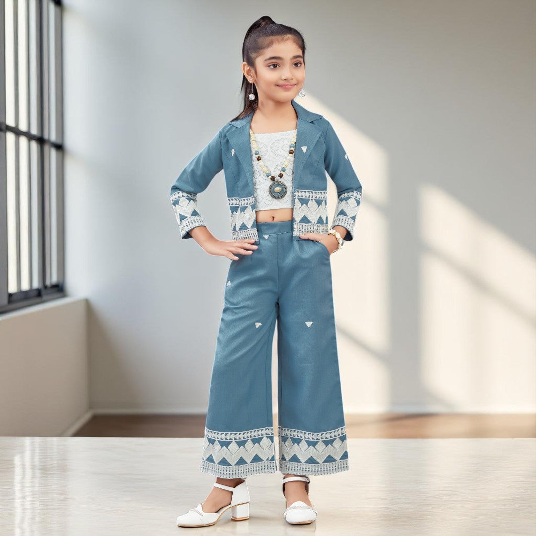 Grey Co-ord Set for Girls