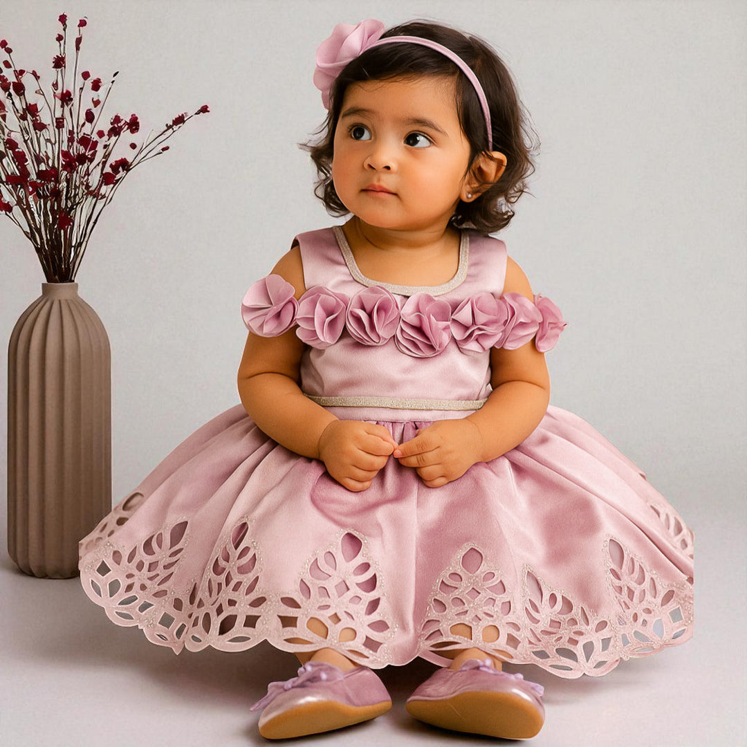 Onion Baby Girls Frock