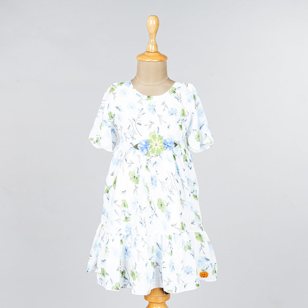 Floral Cotton Frock for Girls
