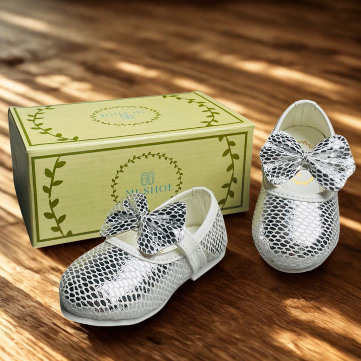 White Bow Bellies for Girls