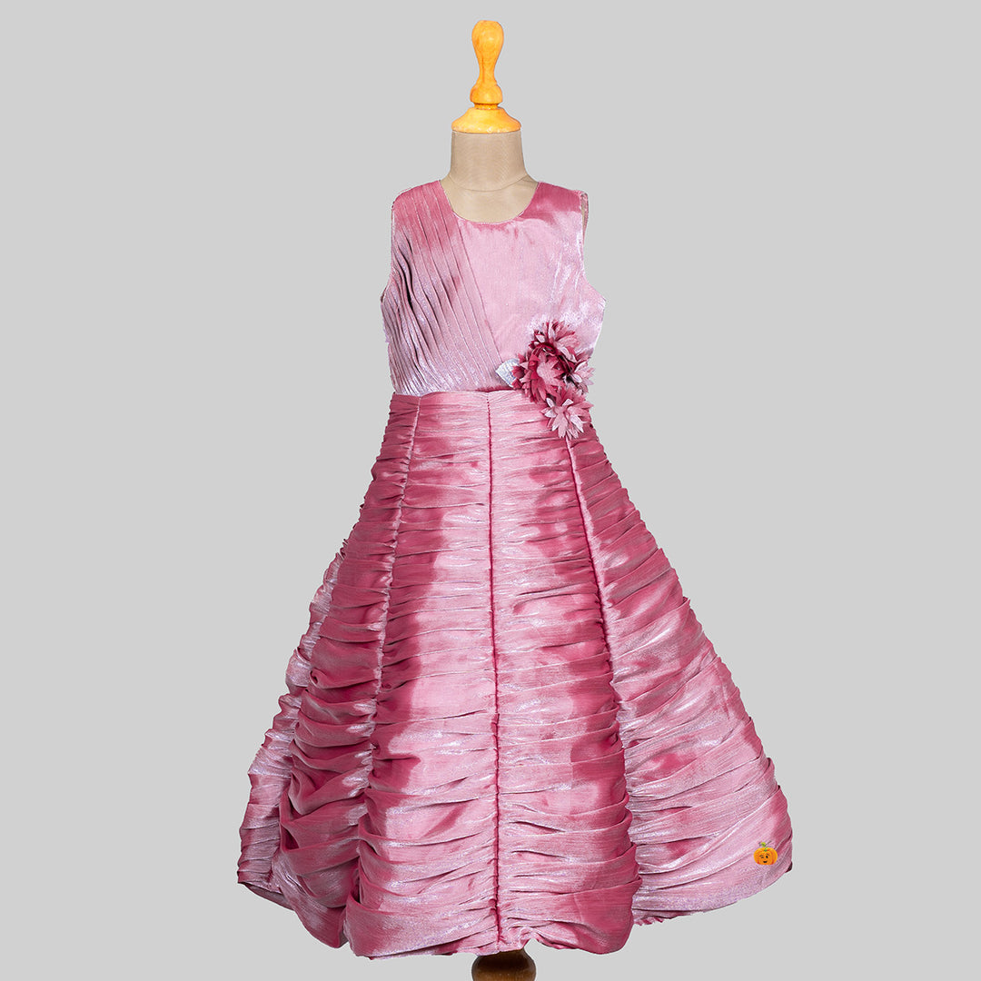 Onion Puffy Gown for Girls Front 