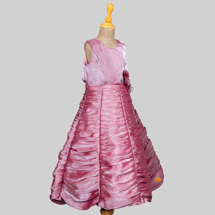 Onion Puffy Gown for Girls Side 