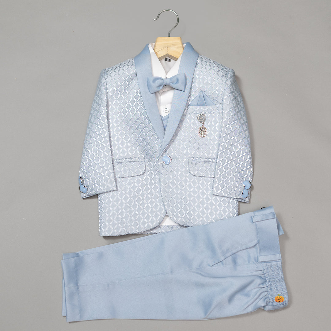 Navy Blue Tuxedo Suit for Boys