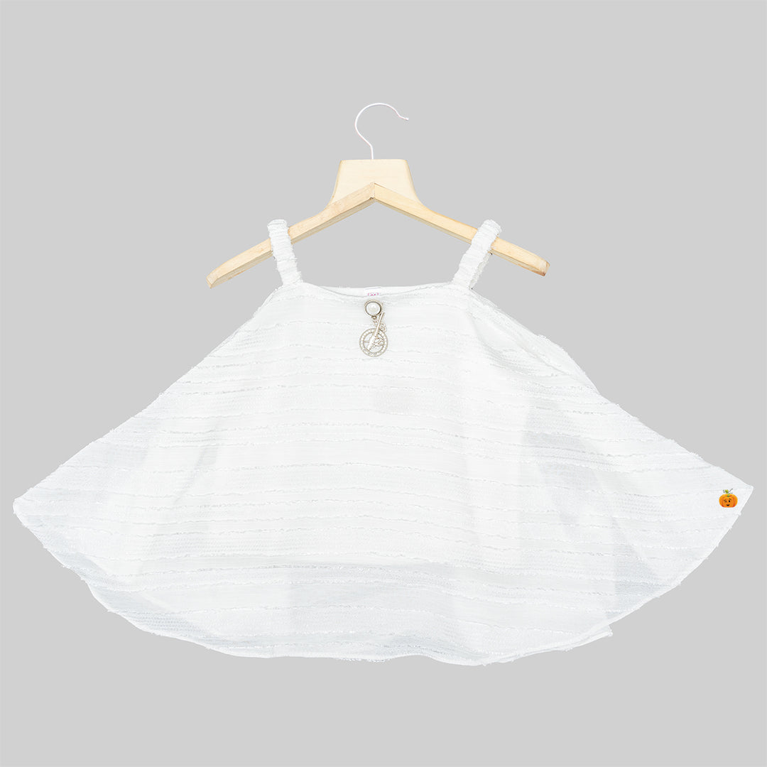 Sleeveless Crop Top for Girls Front