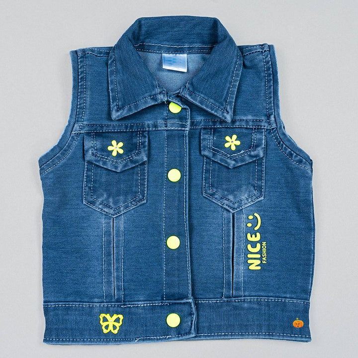Denim Western Set for Girls
