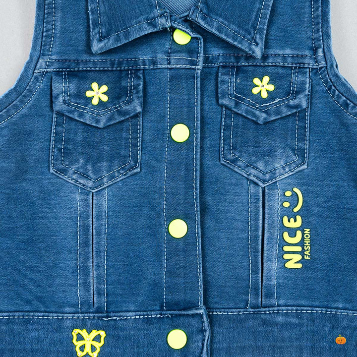 Denim Western Set for Girls
