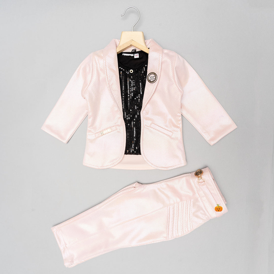 Onion & Cream Co-Ord Set for Kids Front 