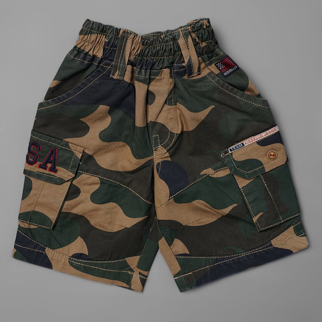 Shorts For Boys BH08855Dark Green