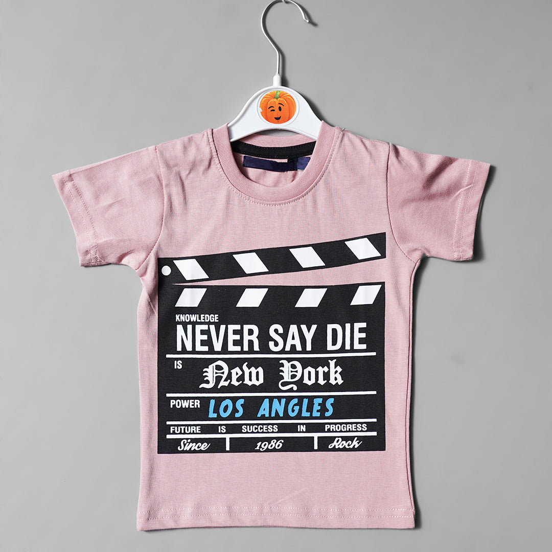 Fawn Summer Printed T-Shirt for Boys Front View
