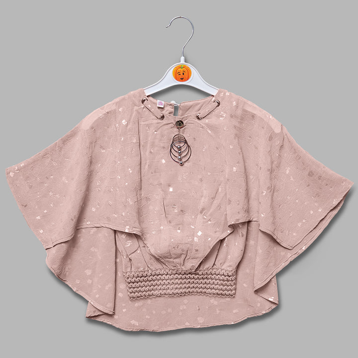 Pretty Shining Dot Top GU13842Brown