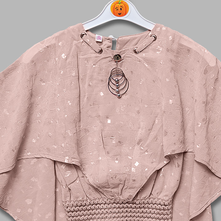 Pretty Shining Dot Top GU13842Brown