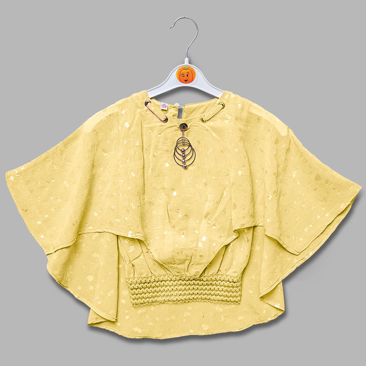 Pretty Shining Dot Top GU13842Mustard