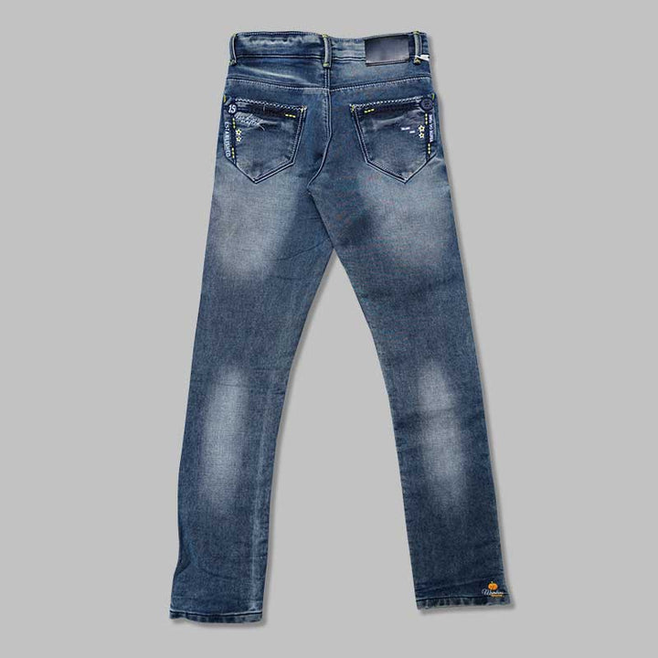 Light Blue Ripped Jeans for Boys Back