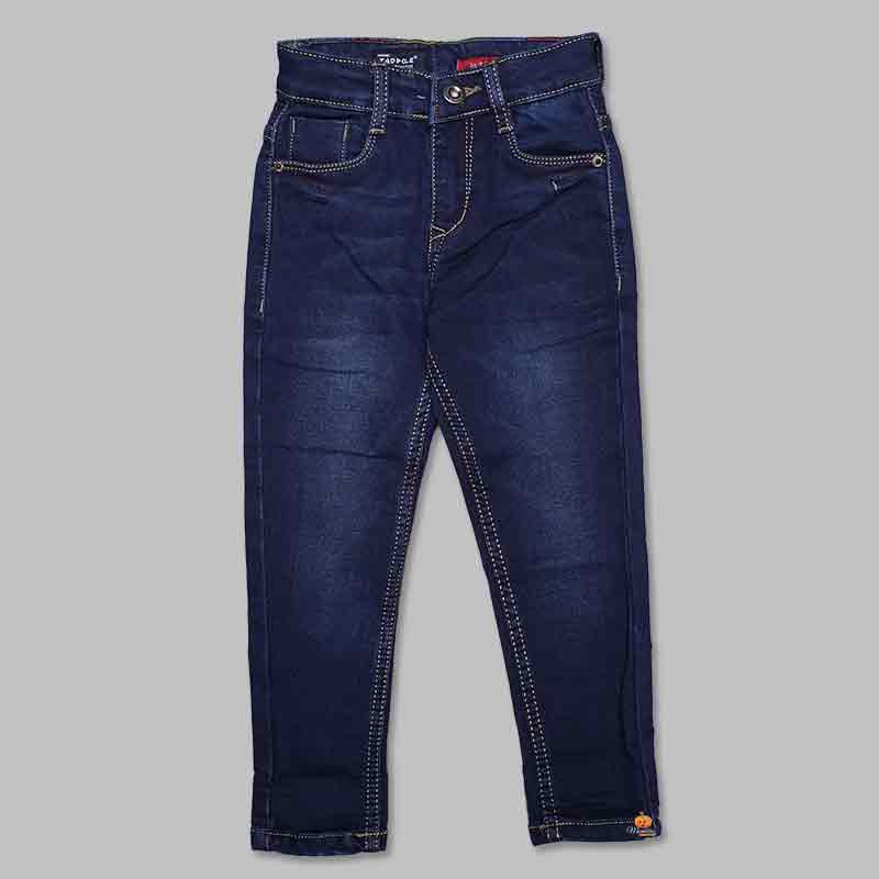 Dark Blue Jeans For Boys And Kids - Main Image