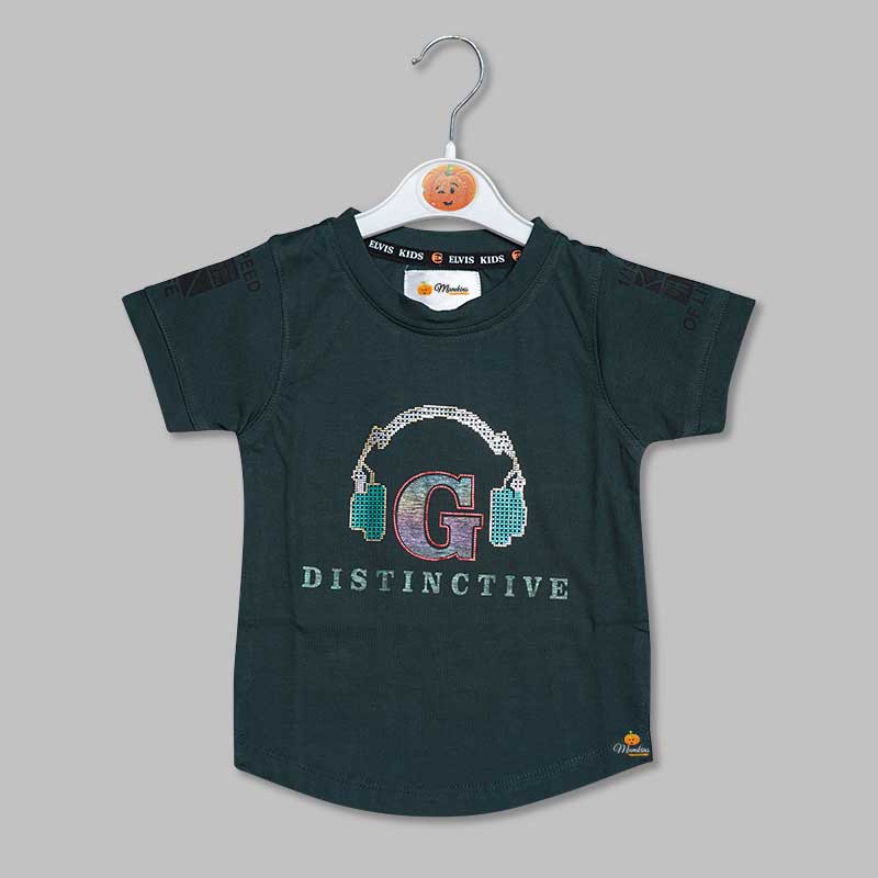 T-Shirts For Boys And Kids With A Round Neck Front View