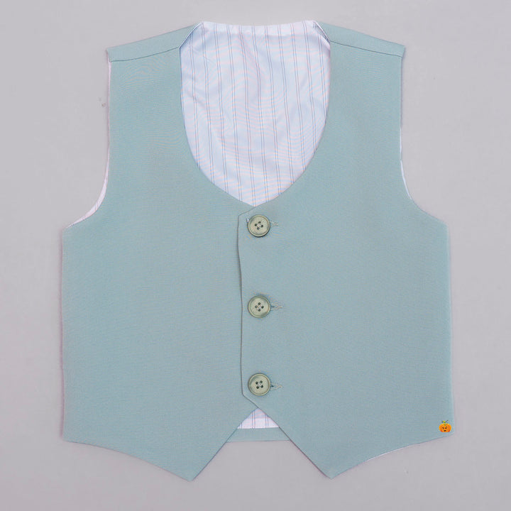 Pista Tuxedo Suit for Boys with Bow Tie Waistcoat View