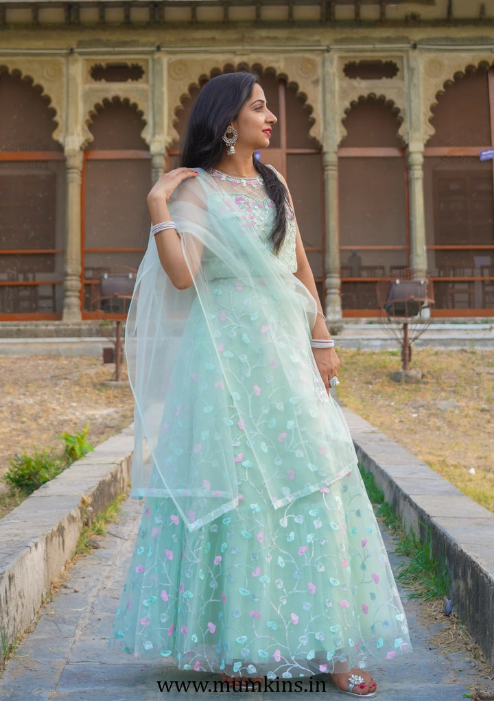 Designer Traditional Dress For Mother & Daughter