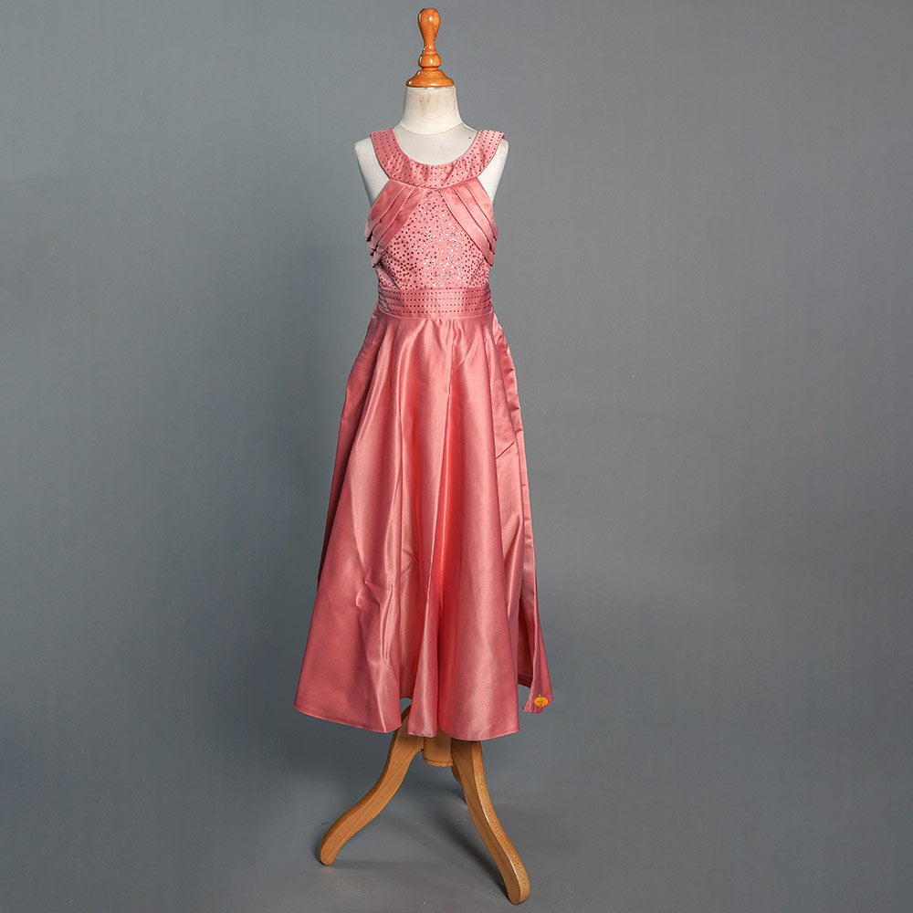 Sleeveless Gown for Girls