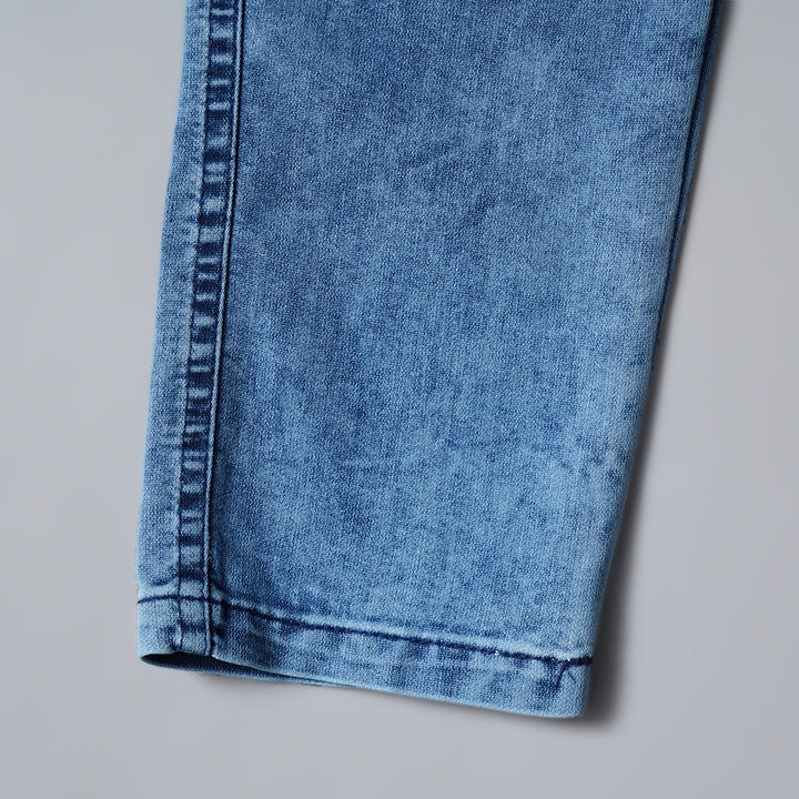 Blue Jeans for Boys Bottom Close Up View