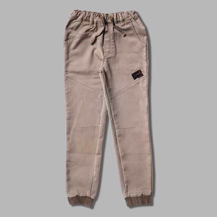 Elastic Waist Joggers for Boys Front