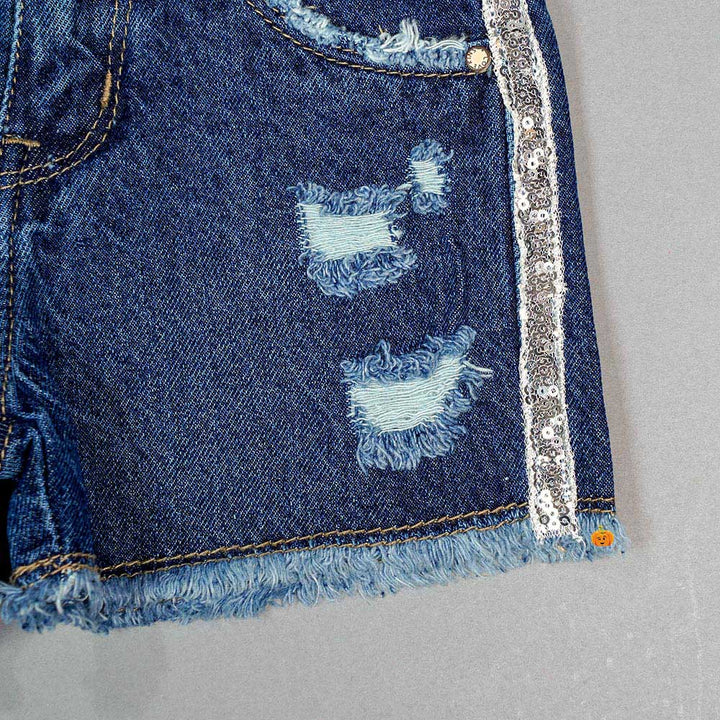 Lovely Shorts for Girls and Kids Close Up View