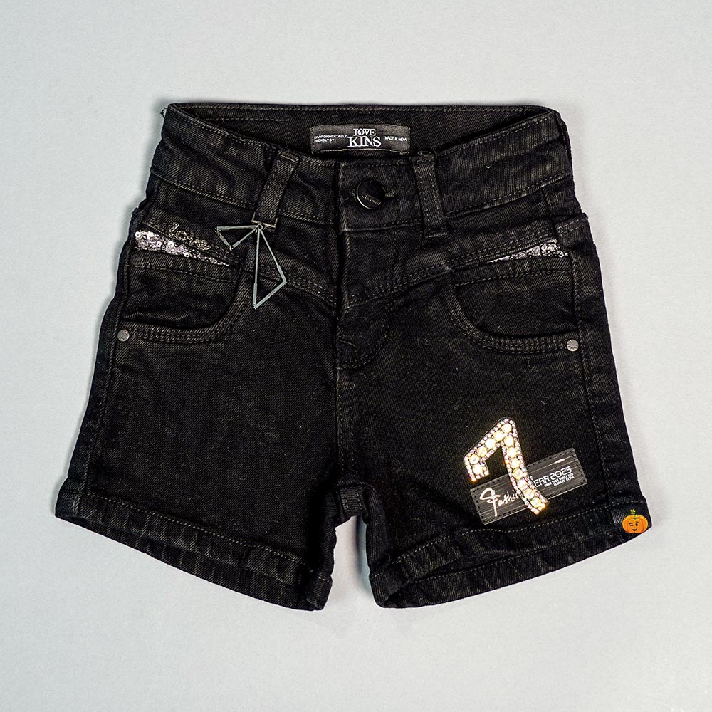 Jeans Shorts for Girls - Main Image