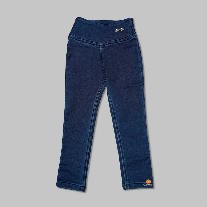Blue jeggings for online girls