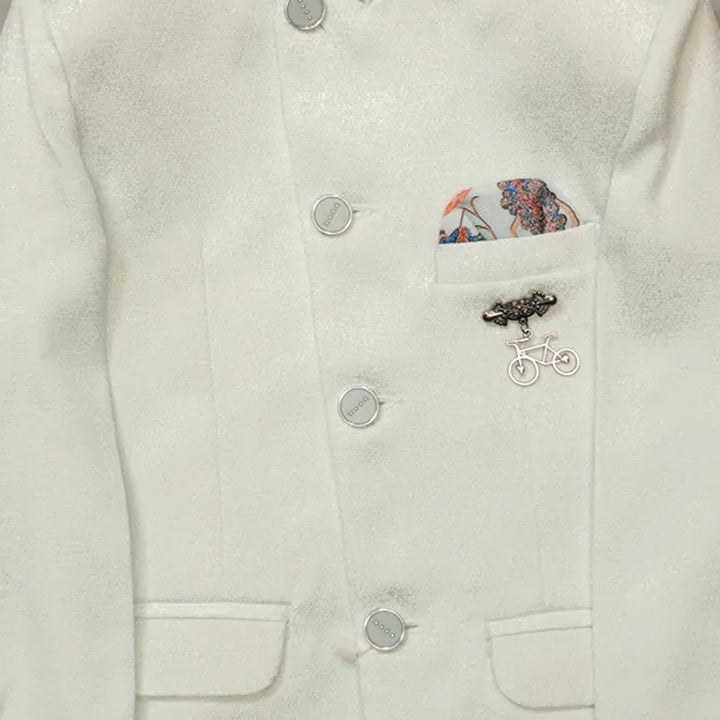 Party Wear Jodhpuri Suits for Baby Boys Close Up View