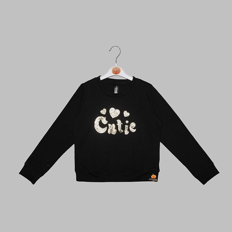 Full Sleeves Kids Top with Design Front View