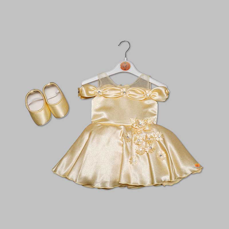 Party Wear Frock for Baby Girls Front View