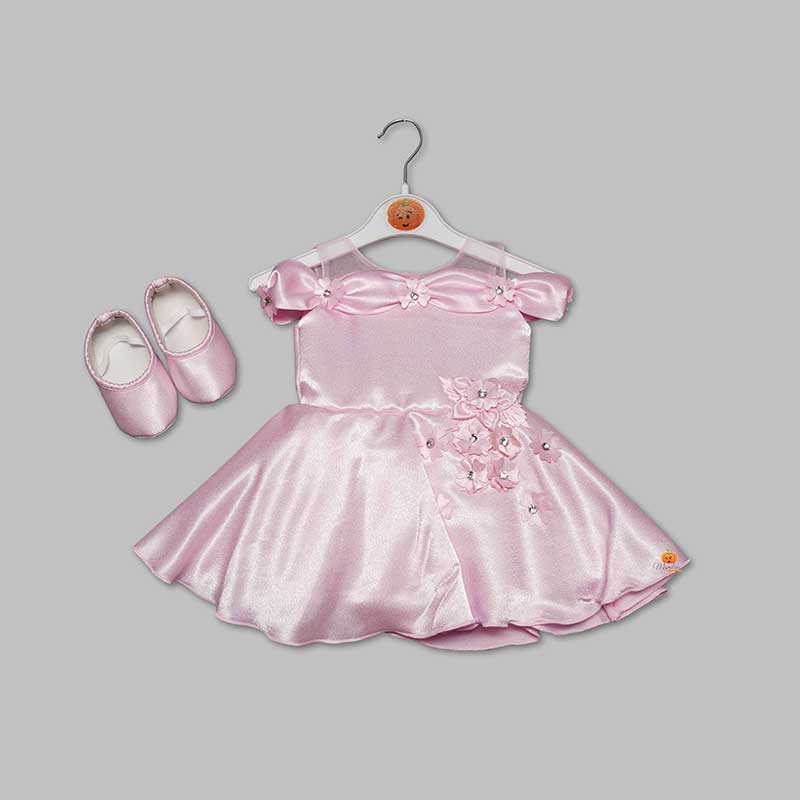 Party Wear Frock for Baby Girls Front View