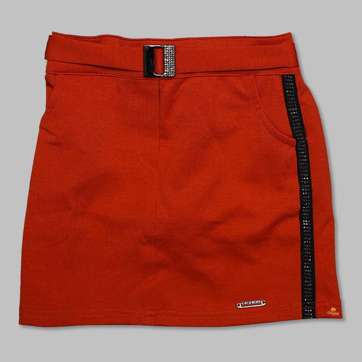 Onion-Rust Skirt And Top For Girls