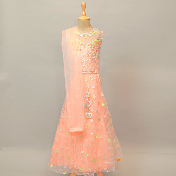 Designer Traditional Dress For Mother & Daughter