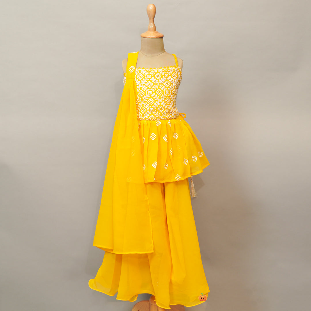 Plazo Suit For Kids With Beautiful Patterns