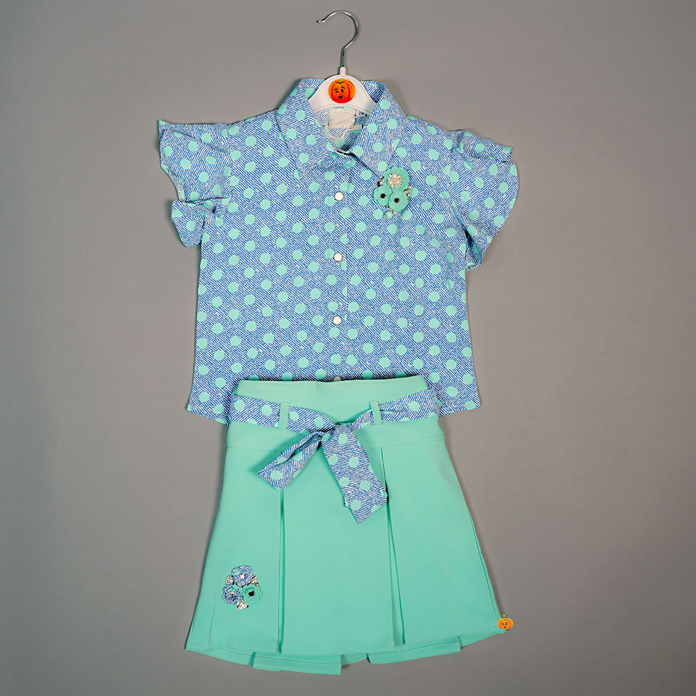 Stylish Skirt And Top For Kids