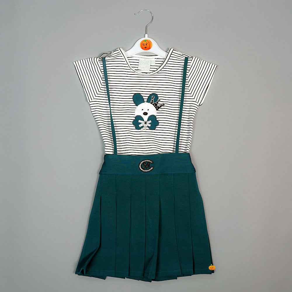 Designer Skirt And Top For Kids