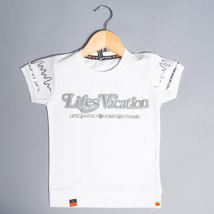 Solid Printed T-Shirts For Boys Variant Front View