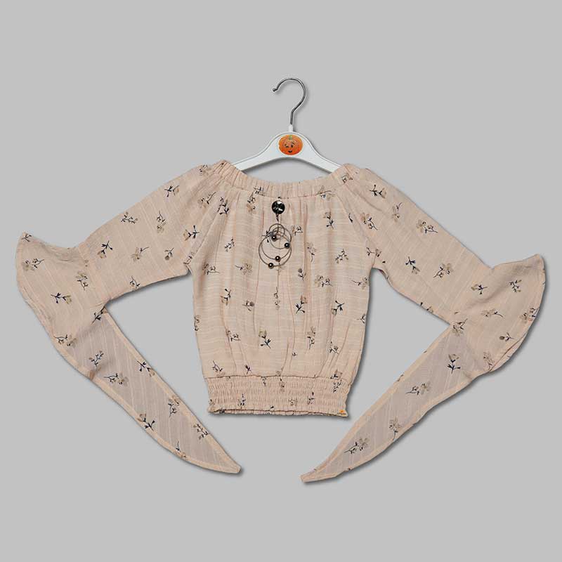 Full Sleeves Printed Top for Kid Girls