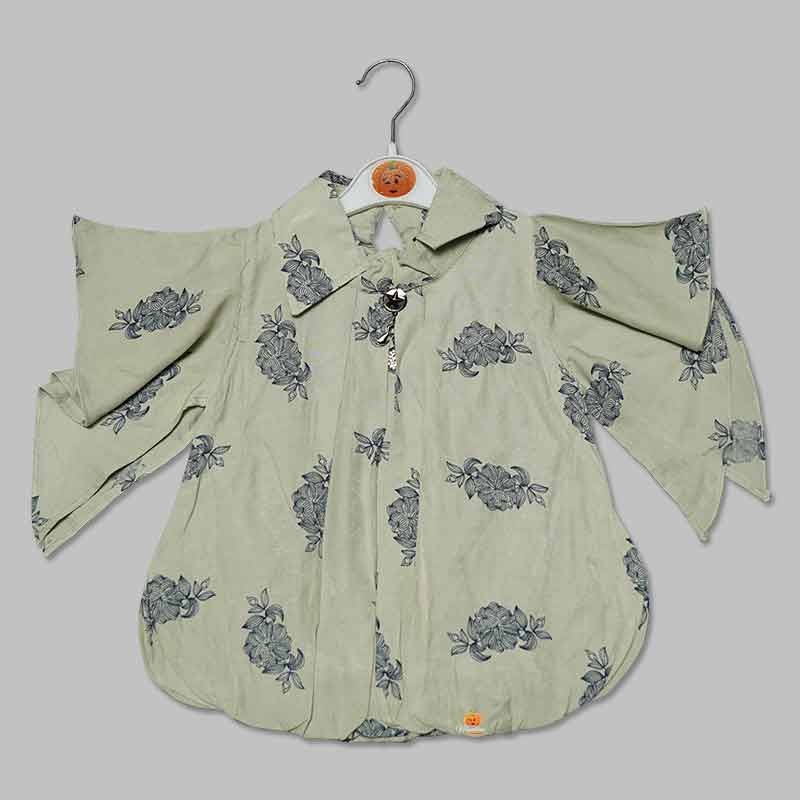 Top for Kid Girls with Flower Print