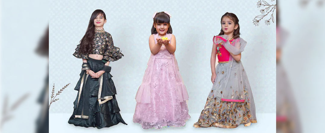 10 Outstanding Indian Wedding Dresses For Girl Kids (6 Months to 17 Years)