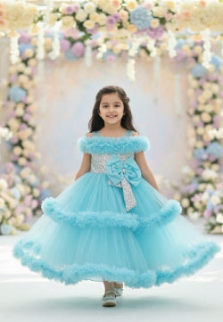 Party Wear Kids Gowns