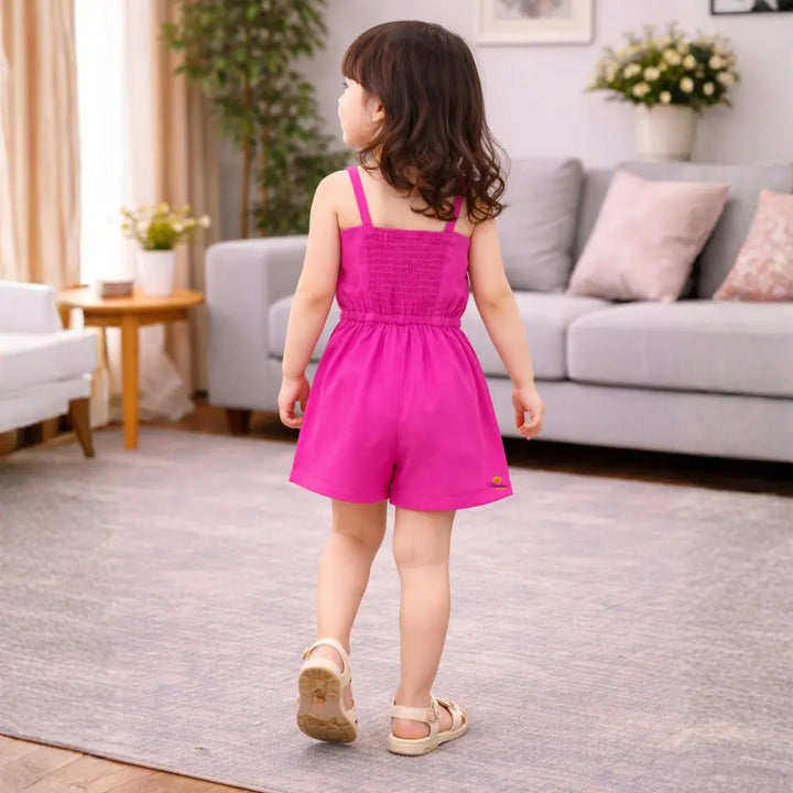 Girls Stylish Summer Playsuit with Pockets