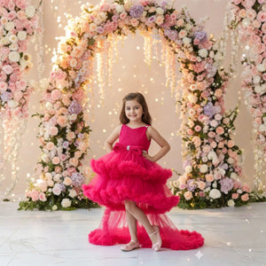 Rani High-Low Partywear Frock for Girls