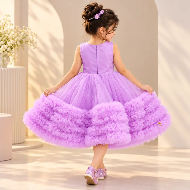 Girls Frill Layered Party Wear Frock