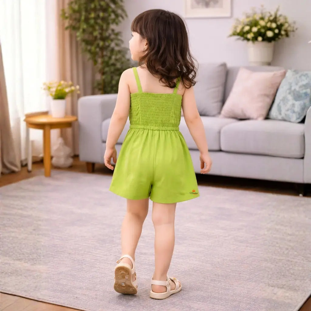 Girls Stylish Summer Playsuit with Pockets