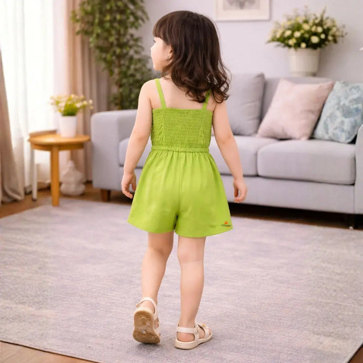 Girls Stylish Summer Playsuit with Pockets