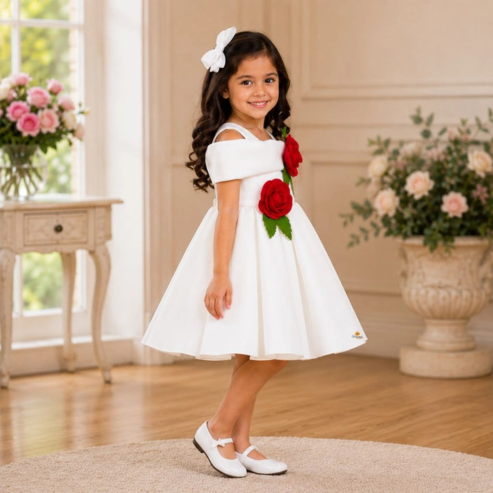 Elegant Sleeveless Party Frock for Girls